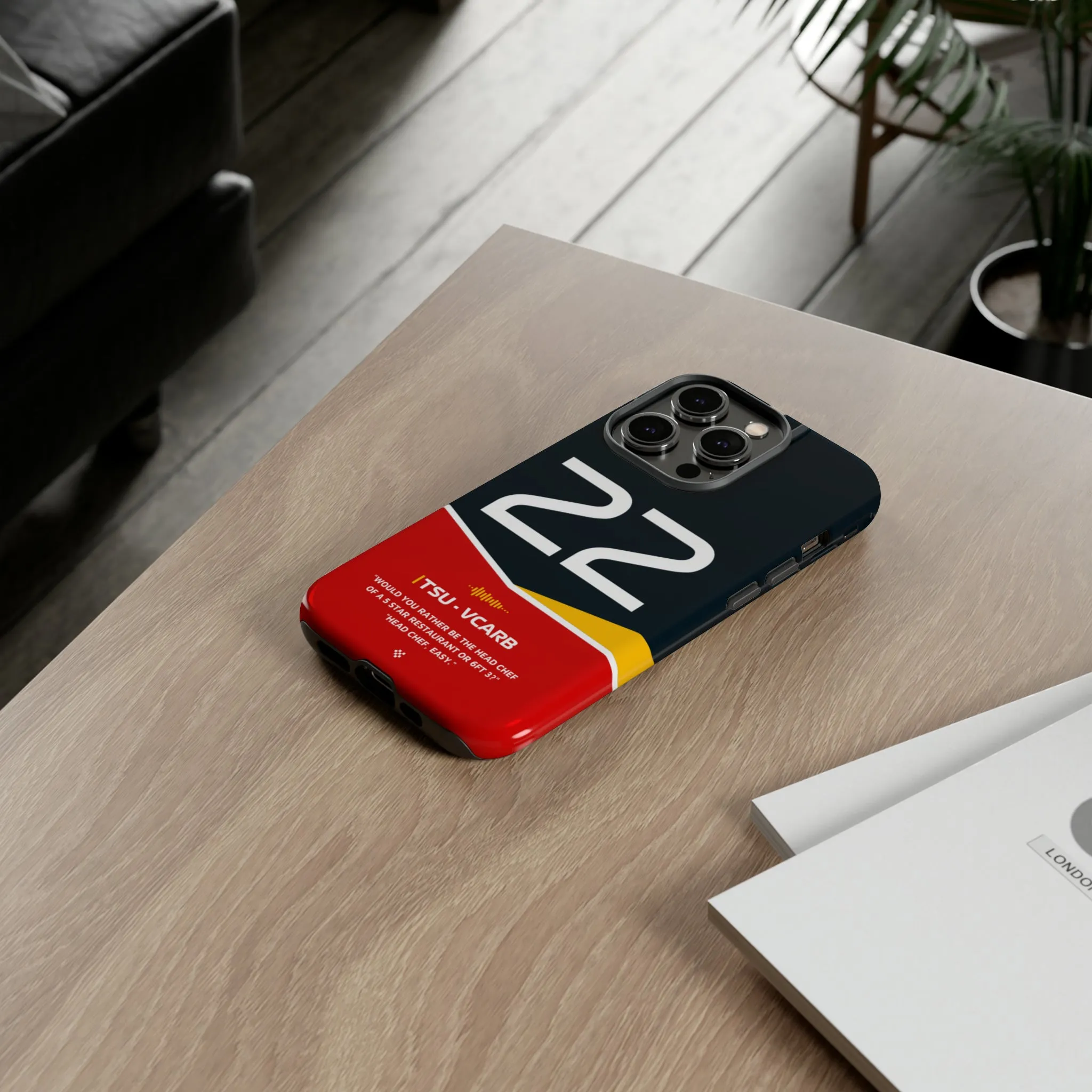 Yuki Tsunoda F1 Helmet Phone Case 2024